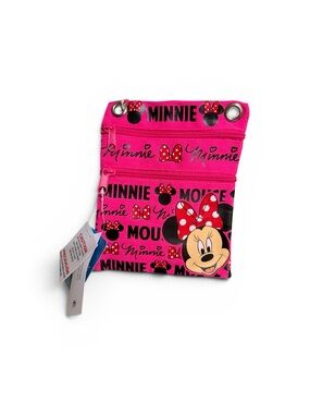 Disney Minnie Mouse Pink Kids Zip Pouch
